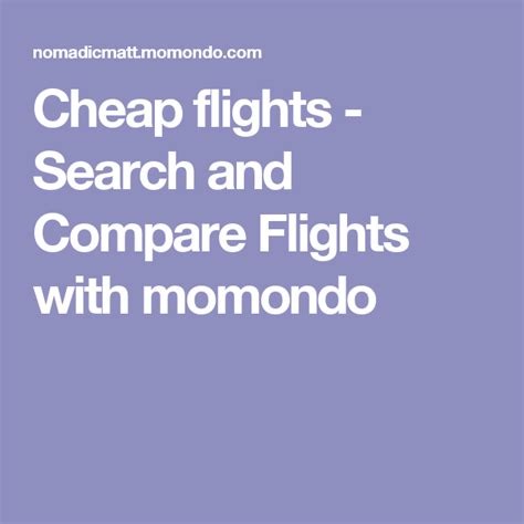 momodo|Cheap Flights: Compare Flights & Flight Tickets 